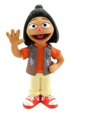 Sesame Street Place Ji-Young PVC Figure Fill-A-Bus Collectable